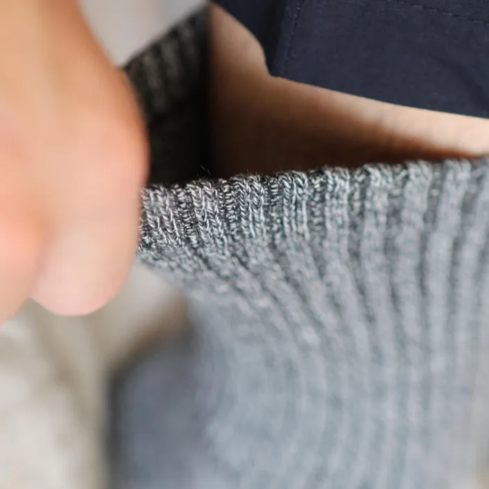062142043 Soft Top Crew Toe Socks M