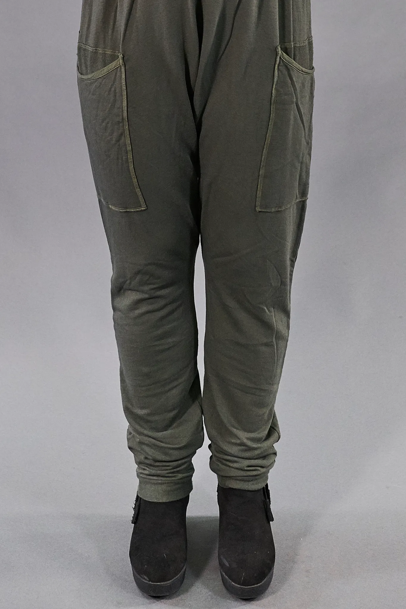 3293 Bamboo /Organic Cotton Knit Pant w huge pockets-Night Forest-U