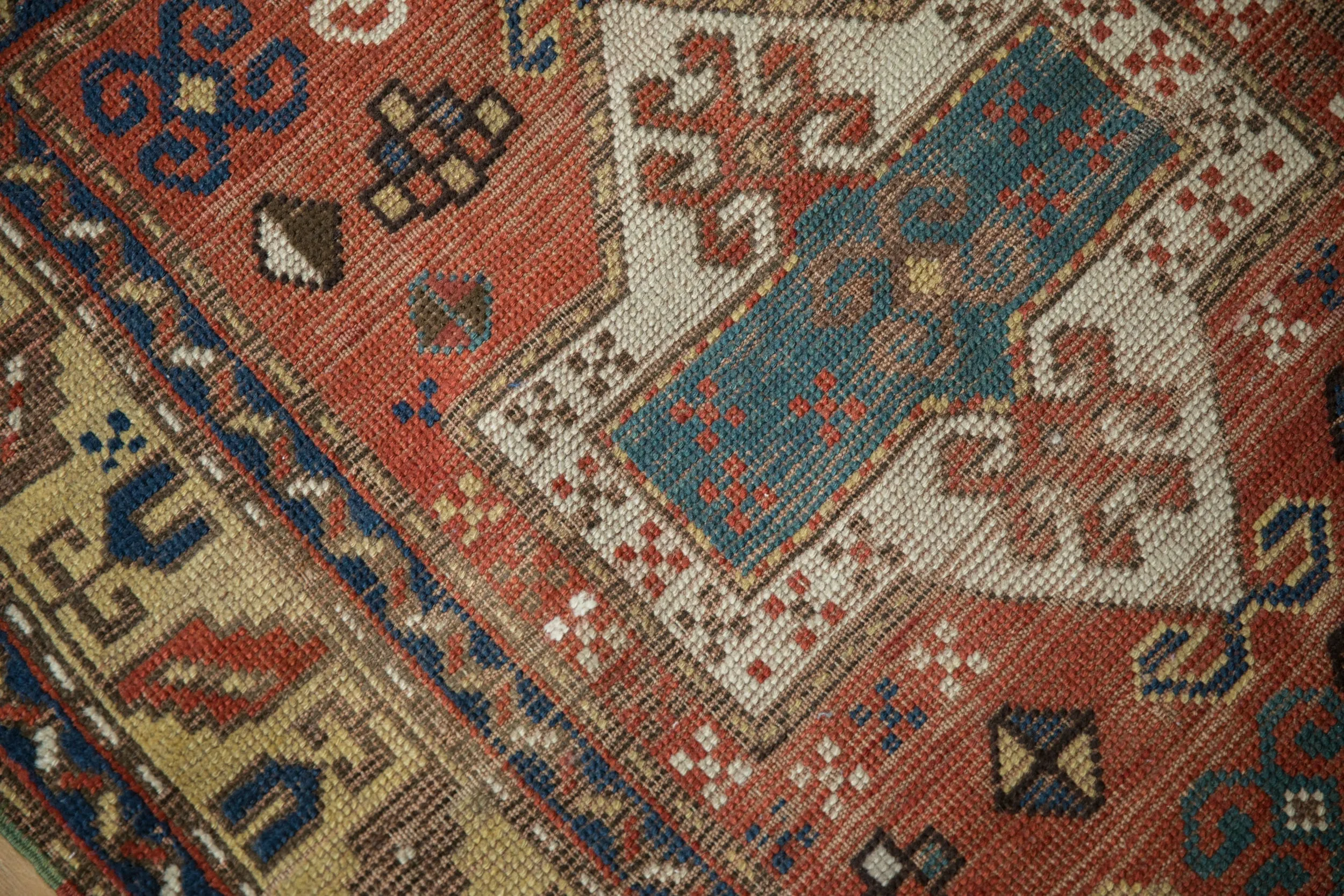3x4 Antique Kazak Square Rug