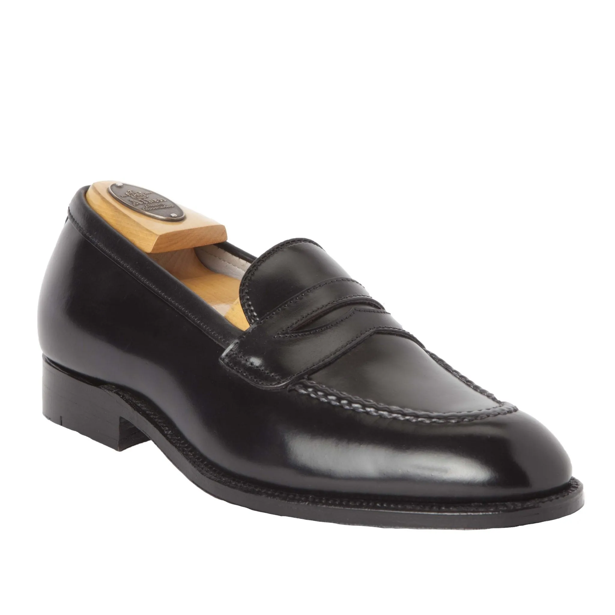 67269 - High Vamp Loafer in Black Shell Cordovan