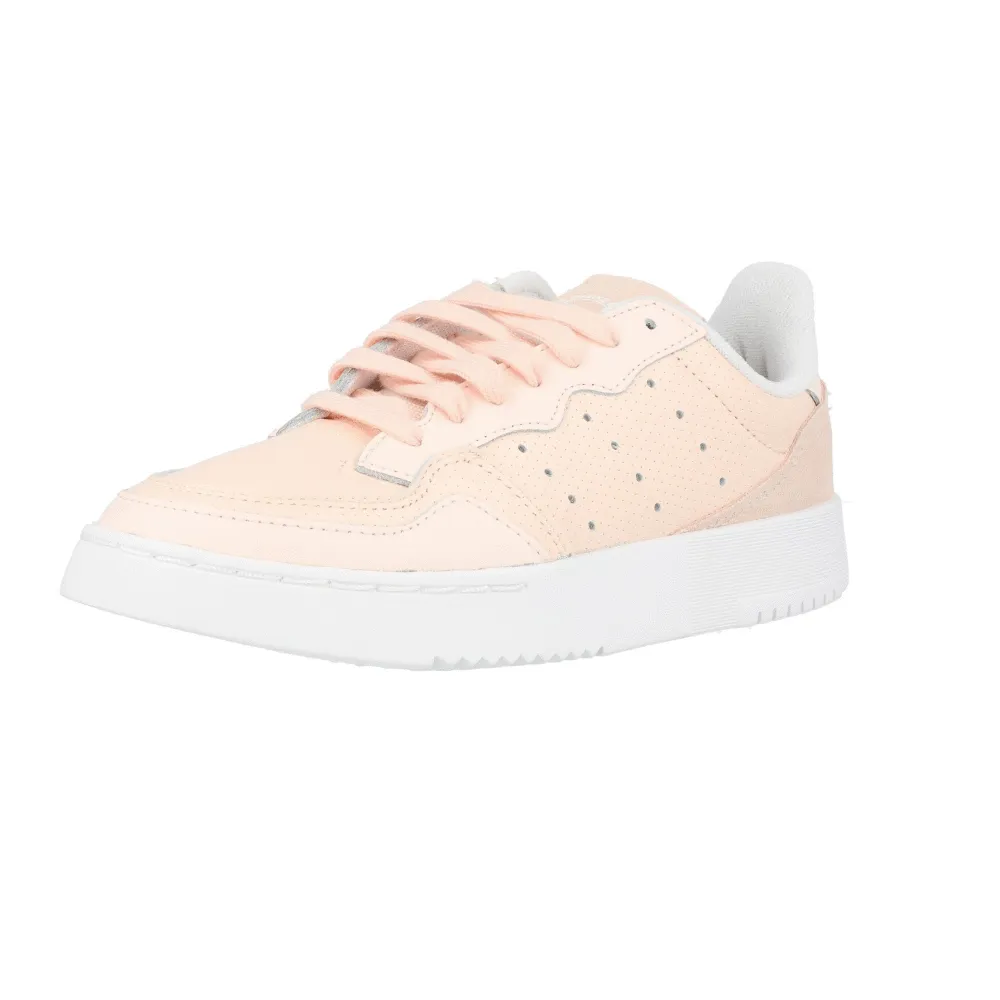 adidas Supercourt J Pink Leather Sneakers