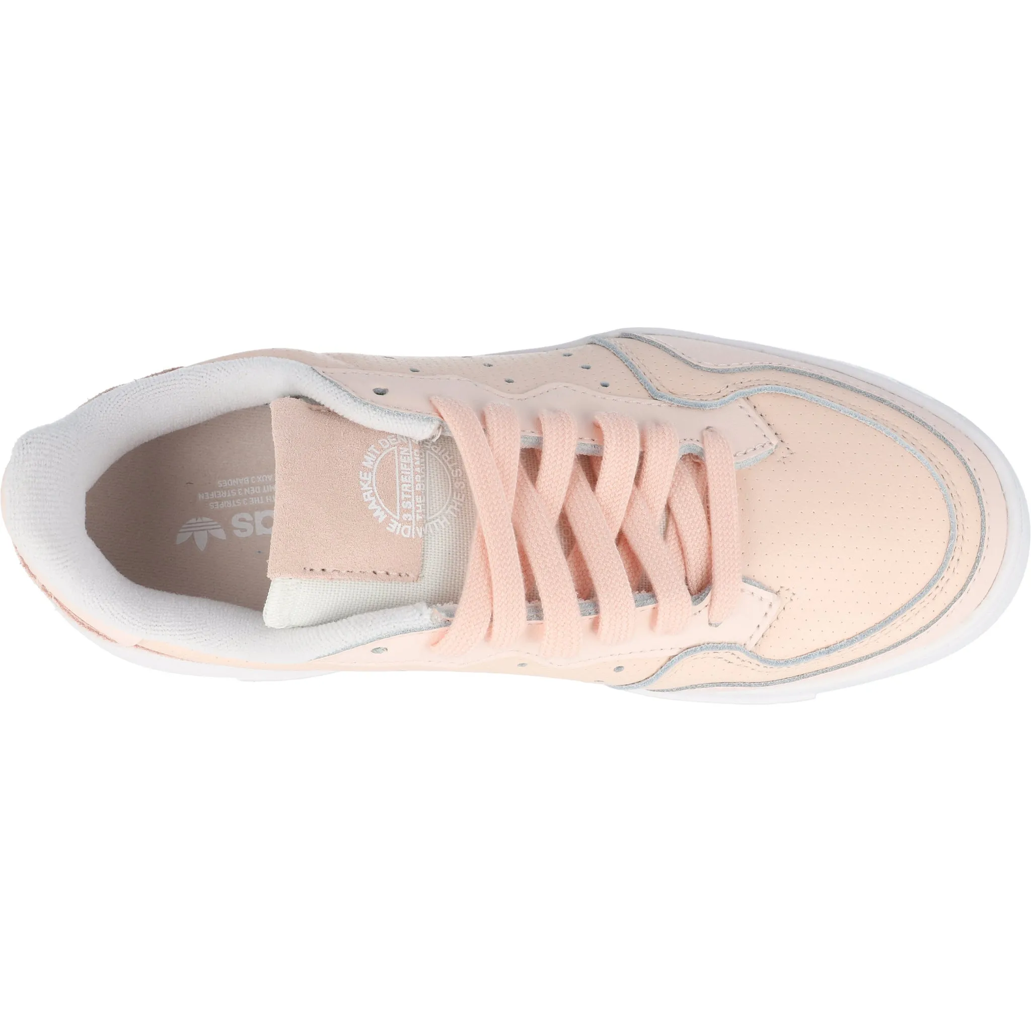 adidas Supercourt J Pink Leather Sneakers