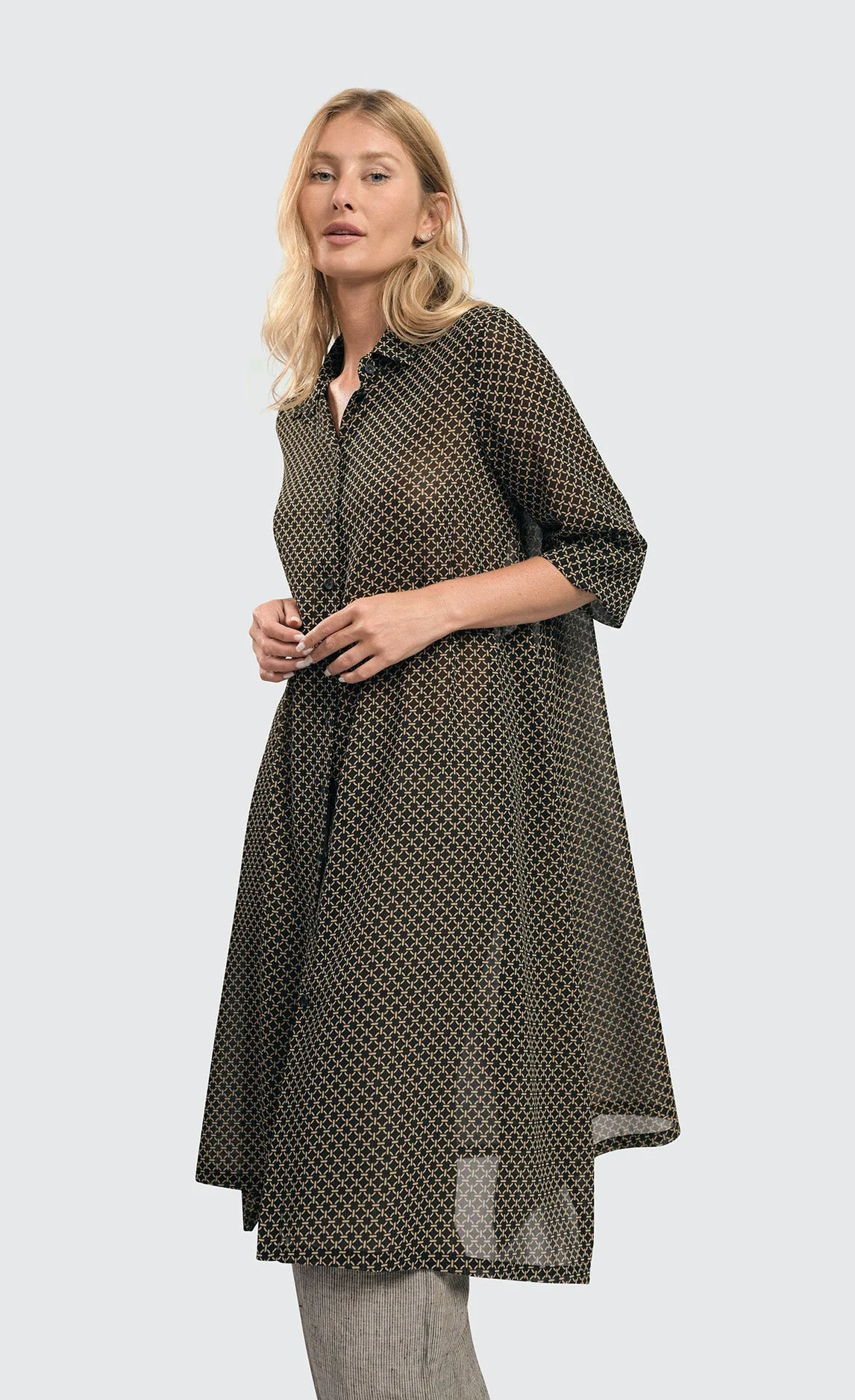 Alembika Big Island Chain Chiffon Tunic