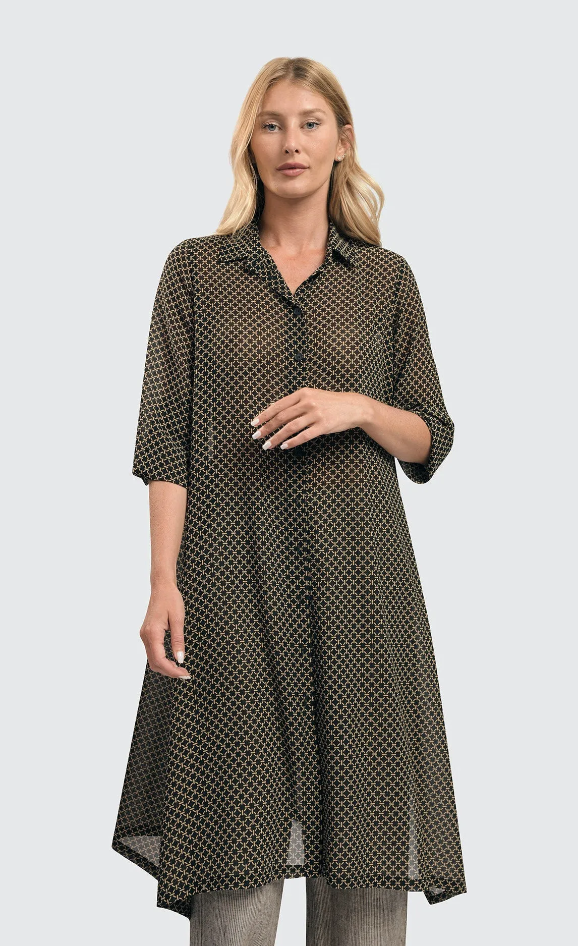 Alembika Big Island Chain Chiffon Tunic