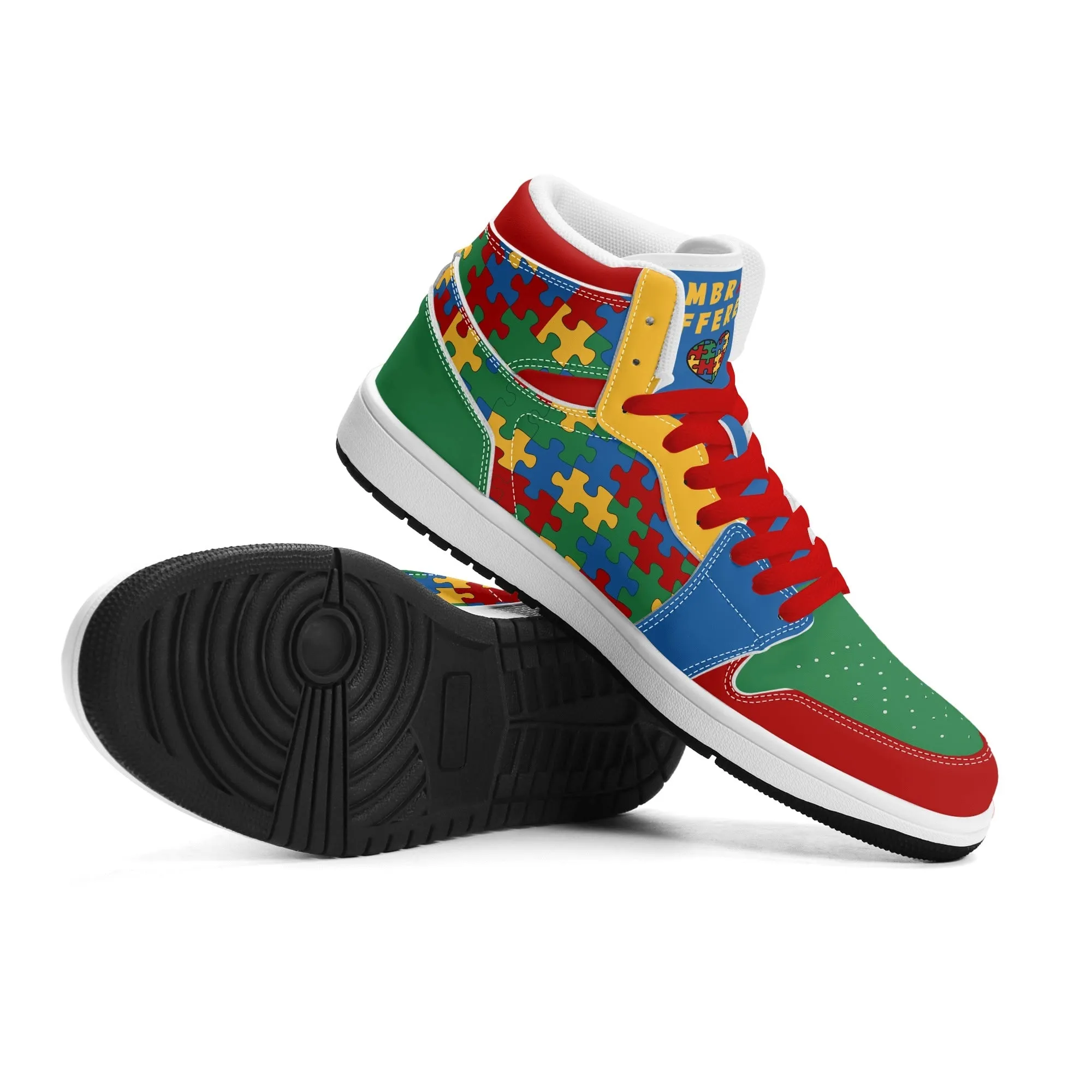 Autism Awareness High Top Sneakers