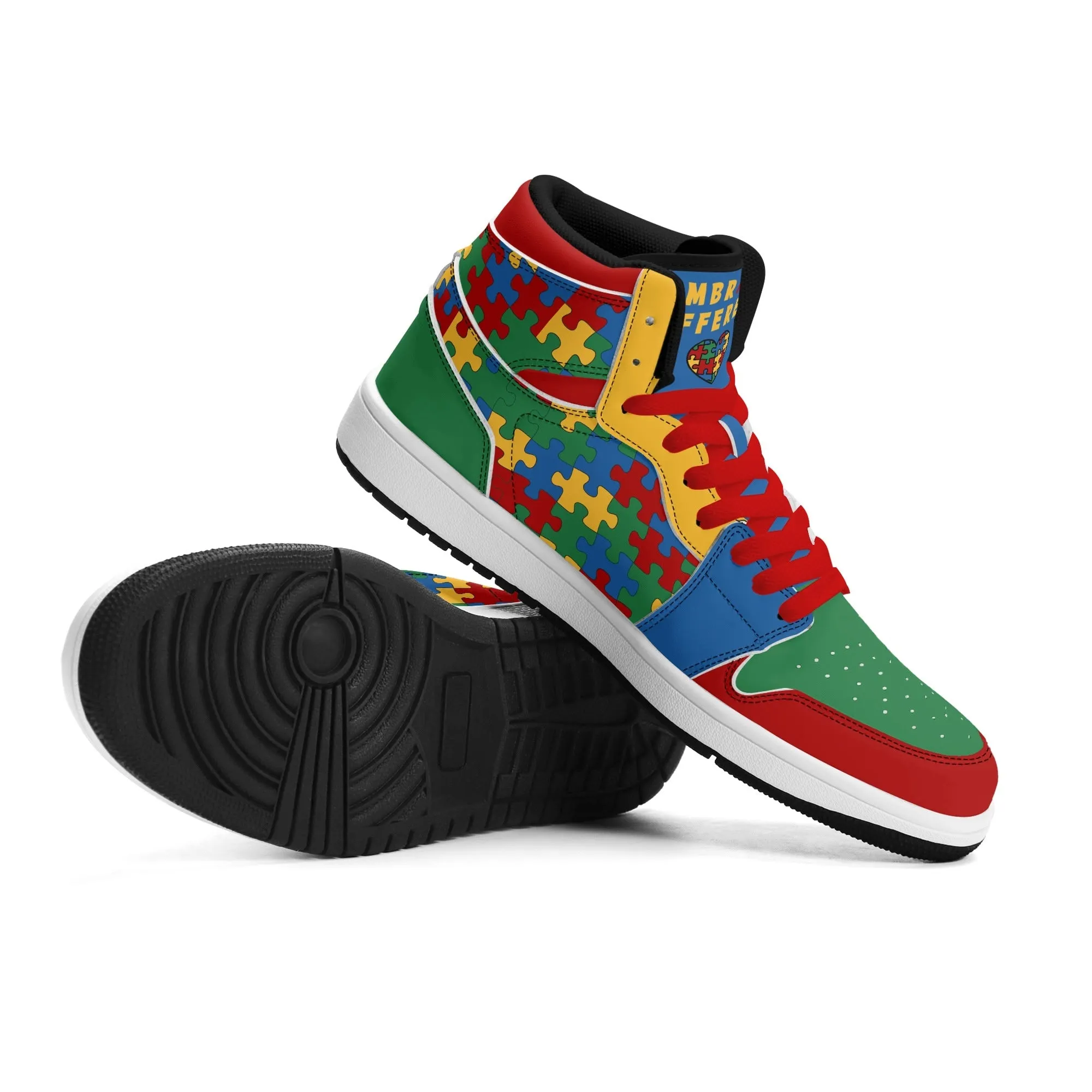 Autism Awareness High Top Sneakers