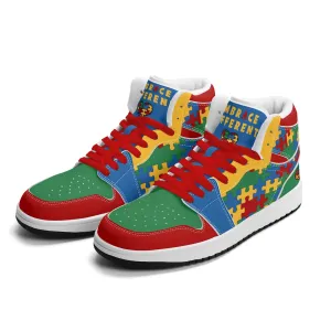Autism Awareness High Top Sneakers