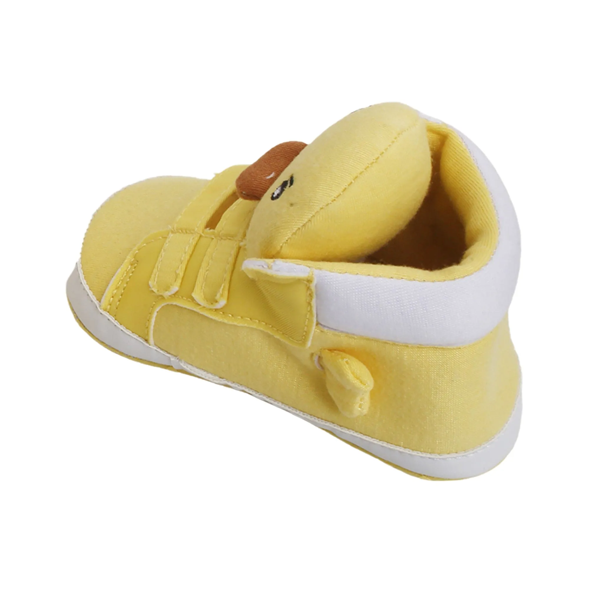 Baby Moo Yellow Ducklings Velcro Casual Booties