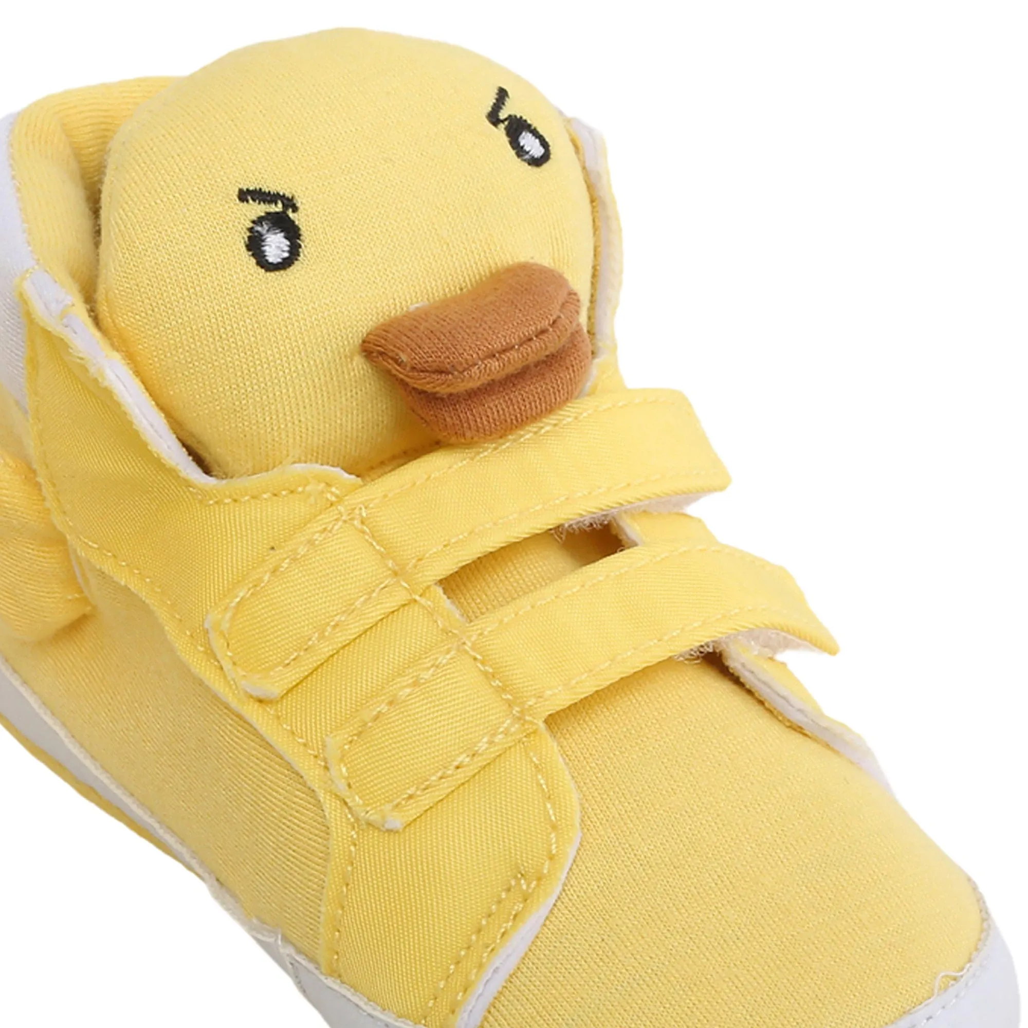 Baby Moo Yellow Ducklings Velcro Casual Booties