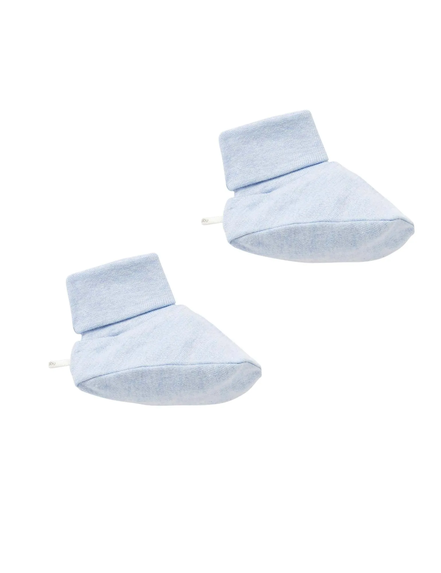 Booties - Pale Blue Melange