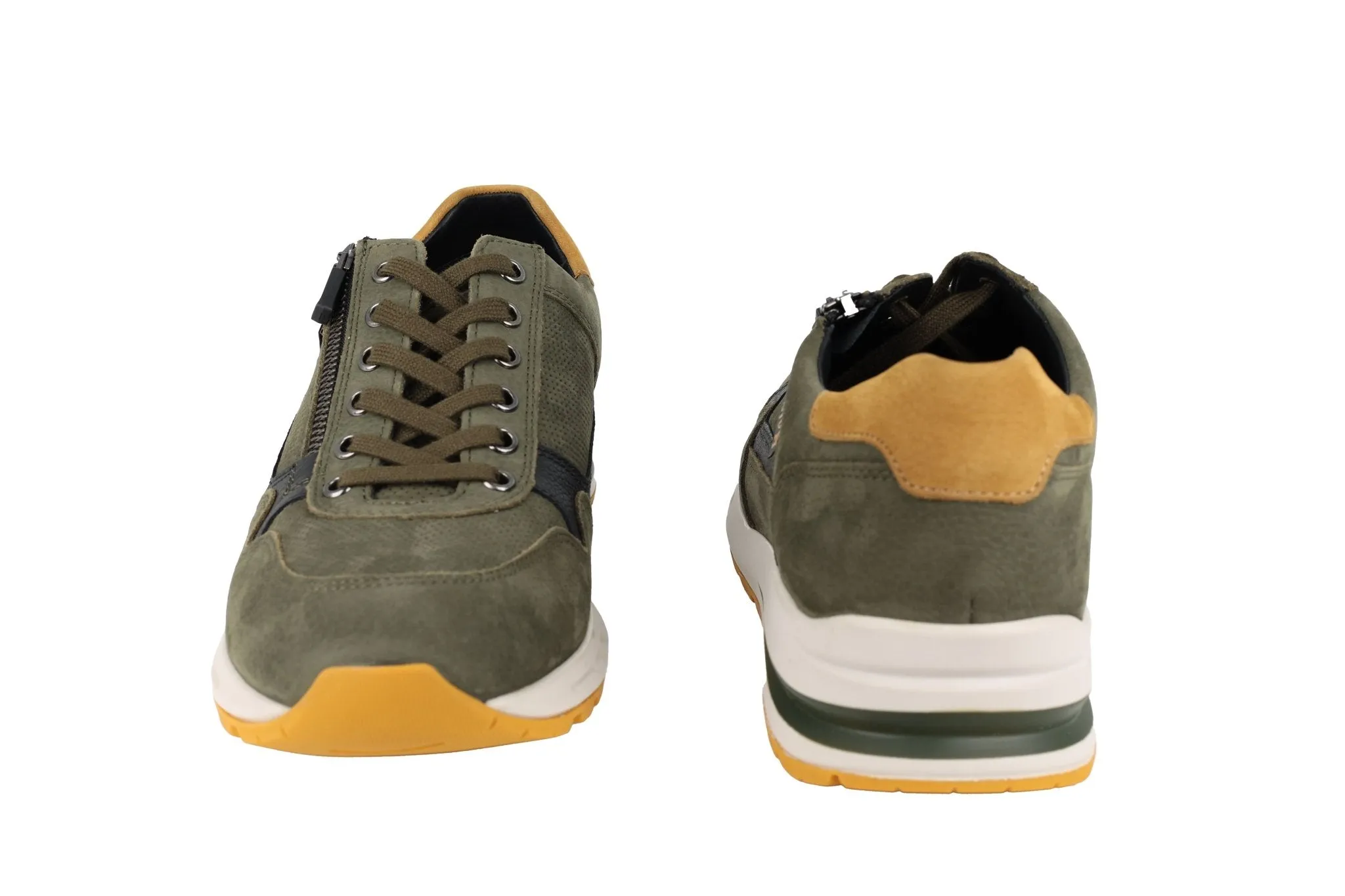 'Bradley' men's lace-up sneaker - green