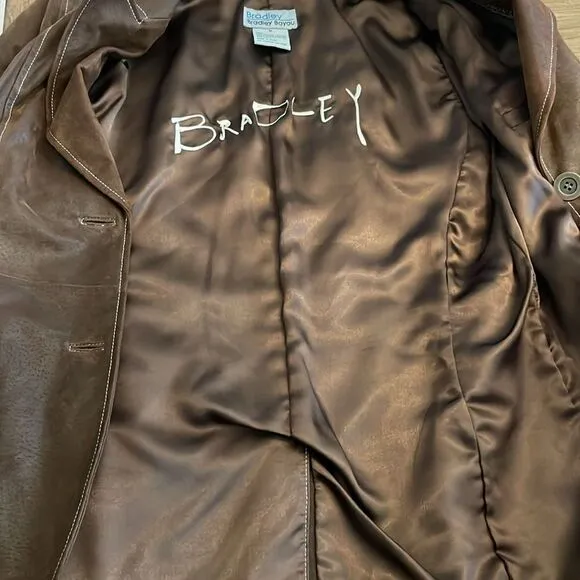 BRADLEY BAYOU OILED LEATHER JACKET.