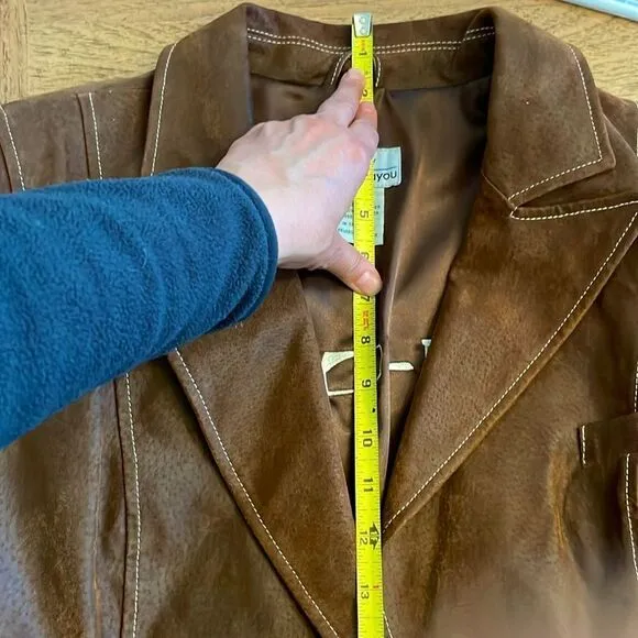 BRADLEY BAYOU OILED LEATHER JACKET.
