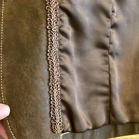 BRADLEY BAYOU OILED LEATHER JACKET.