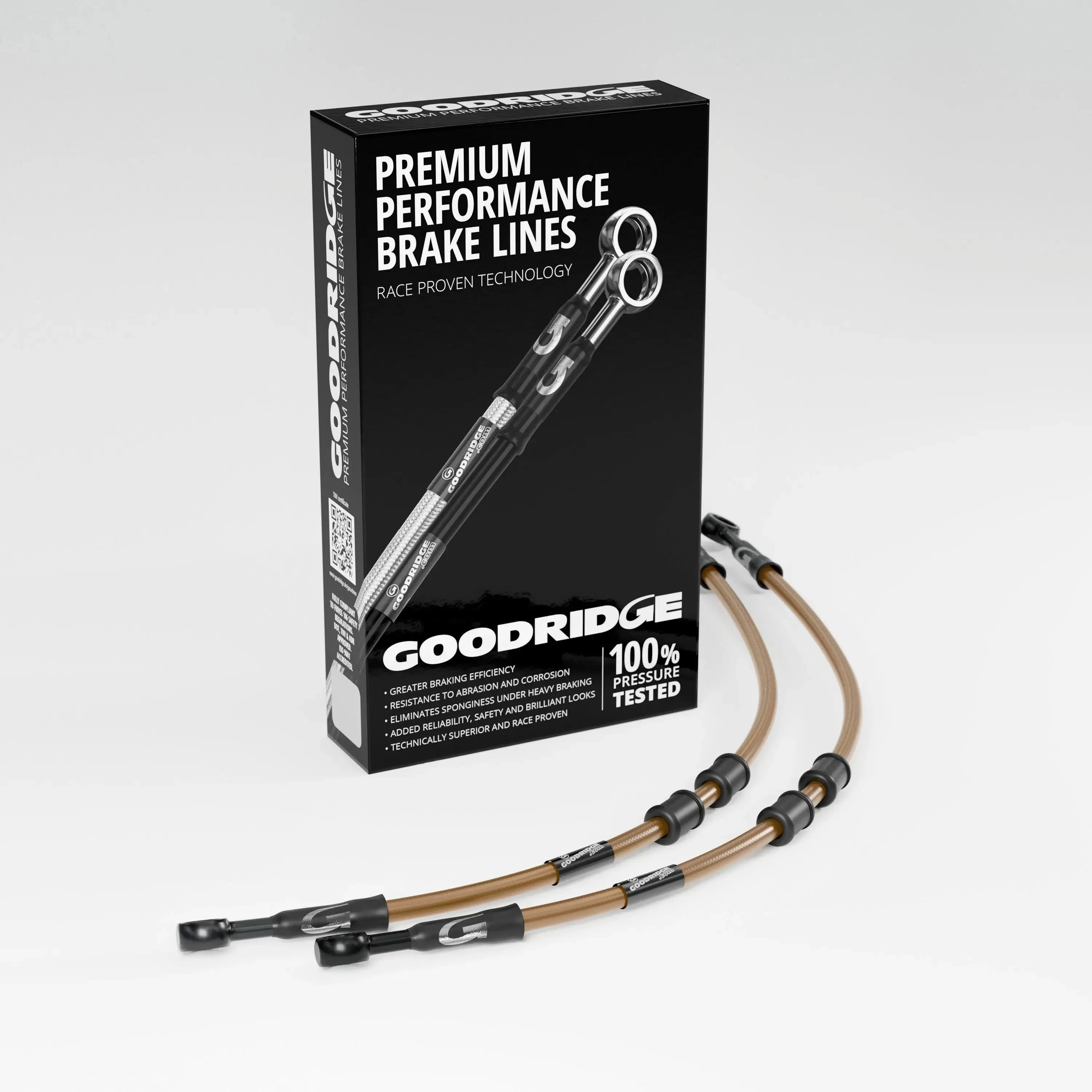 BRAKE HOSE KIT FOR HONDA CB500T HIGH BARS 76-78