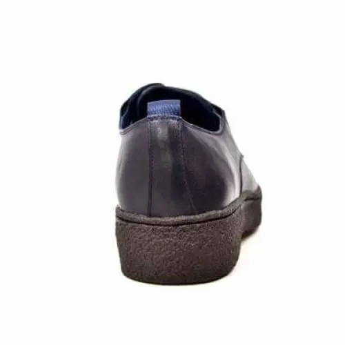 British Walkers Playboy Original Men's Navy Blue Leather Low Top Oxfords Ankle Boots
