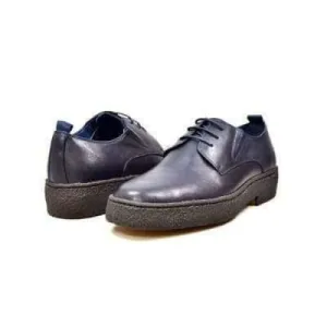 British Walkers Playboy Original Men's Navy Blue Leather Low Top Oxfords Ankle Boots