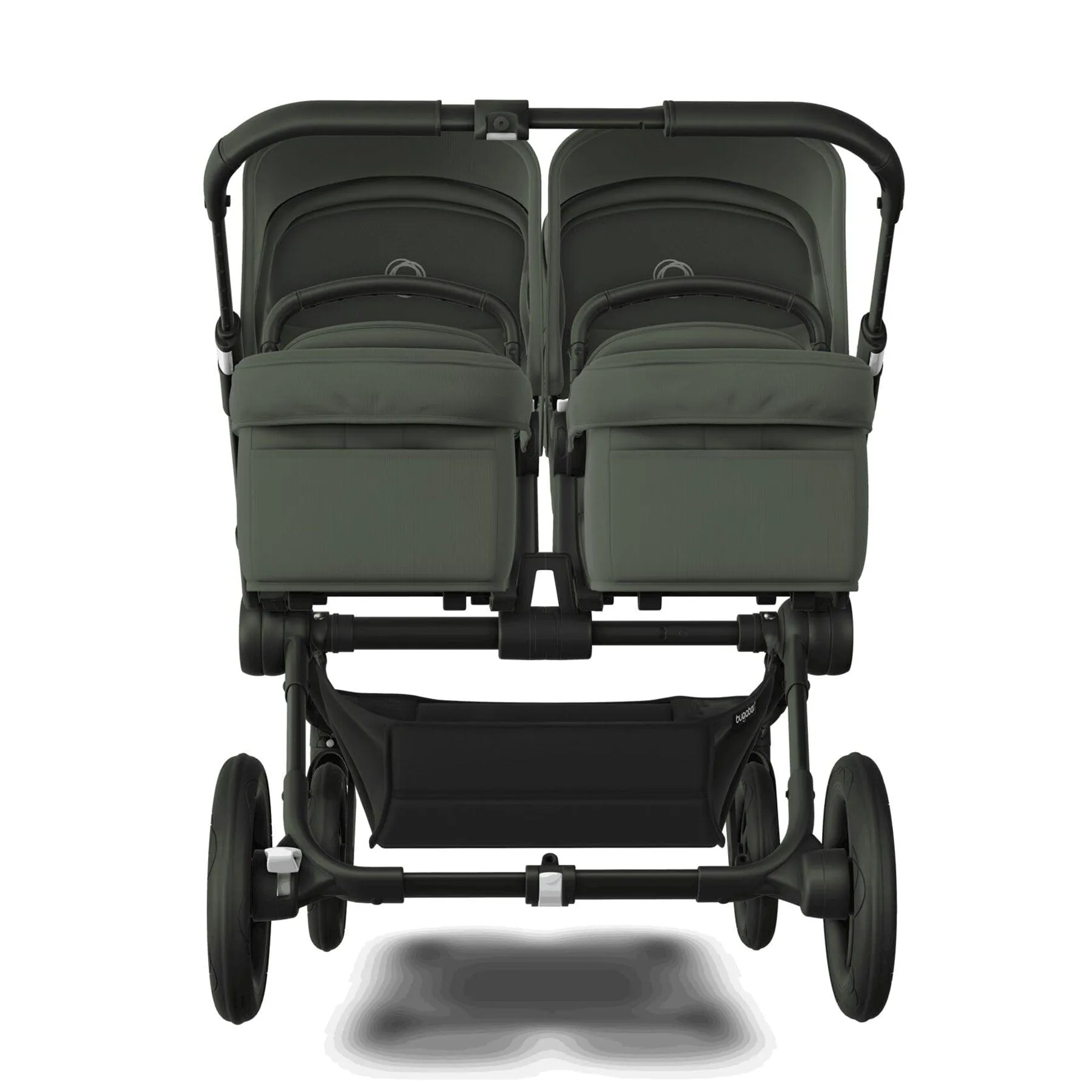 Bugaboo Donkey 5 Twin Complete Turtle Travel System - Forest Green