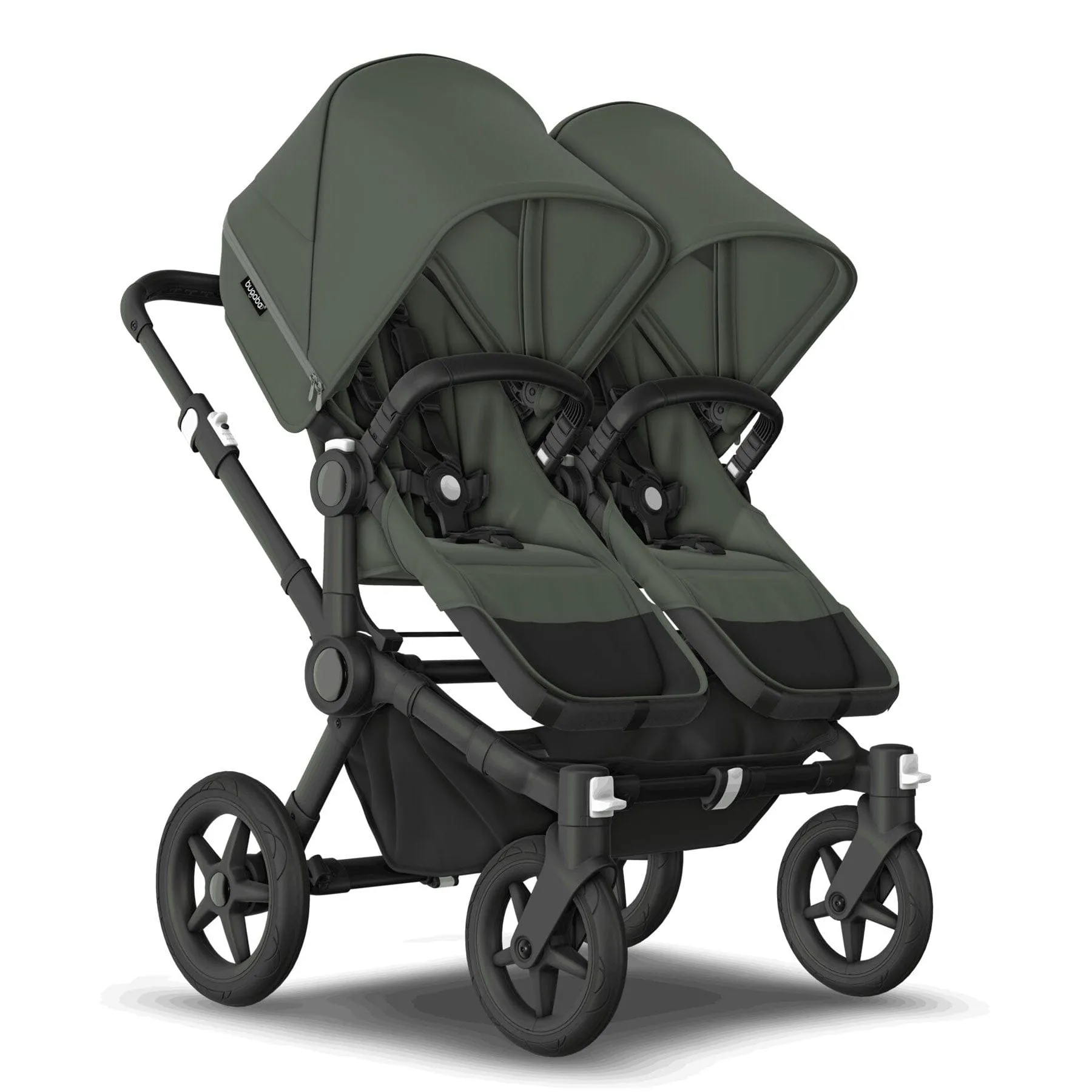 Bugaboo Donkey 5 Twin Complete Turtle Travel System - Forest Green