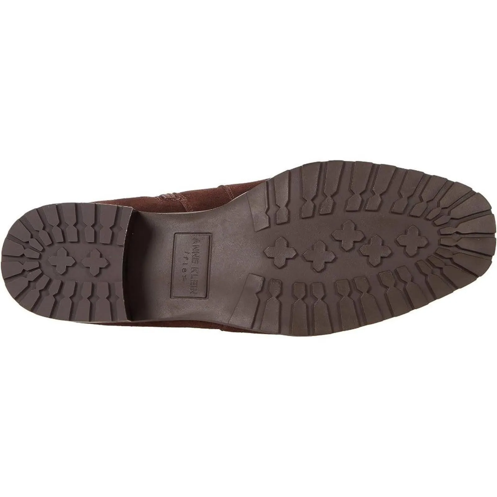 Caimile Dark Brown Suede Studded Ankle Booties