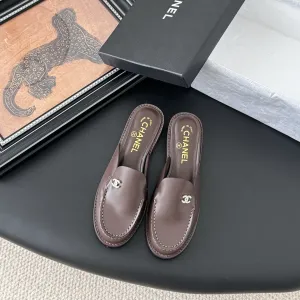 CC 25C Mule Chocolate Calfskin 280562