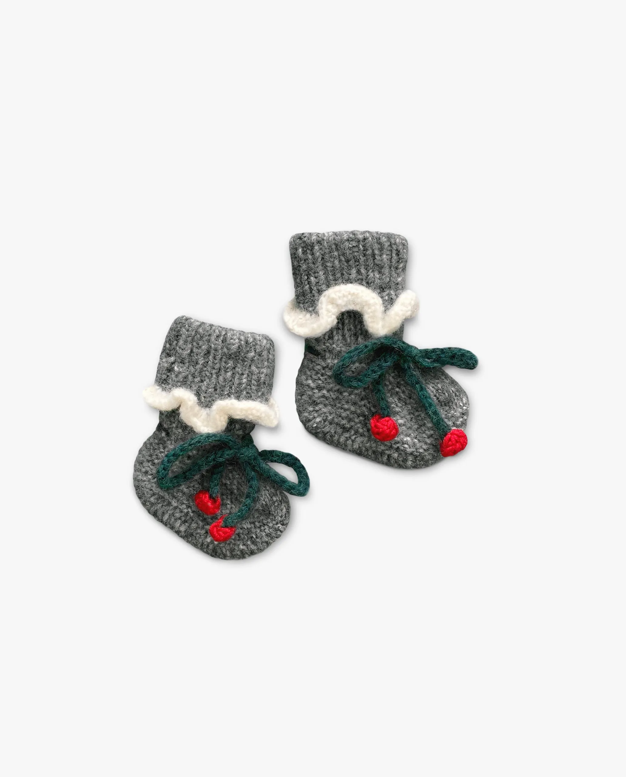 Cherry Booties | Dark grey