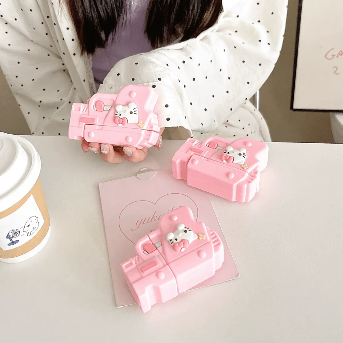 Chic Hello Kitty Pistol Style Earphone AirPods Earphone Case