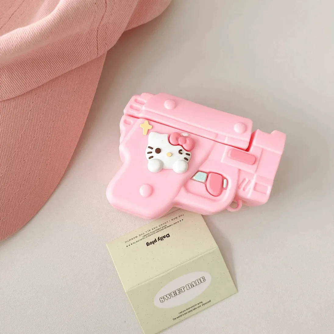 Chic Hello Kitty Pistol Style Earphone AirPods Earphone Case