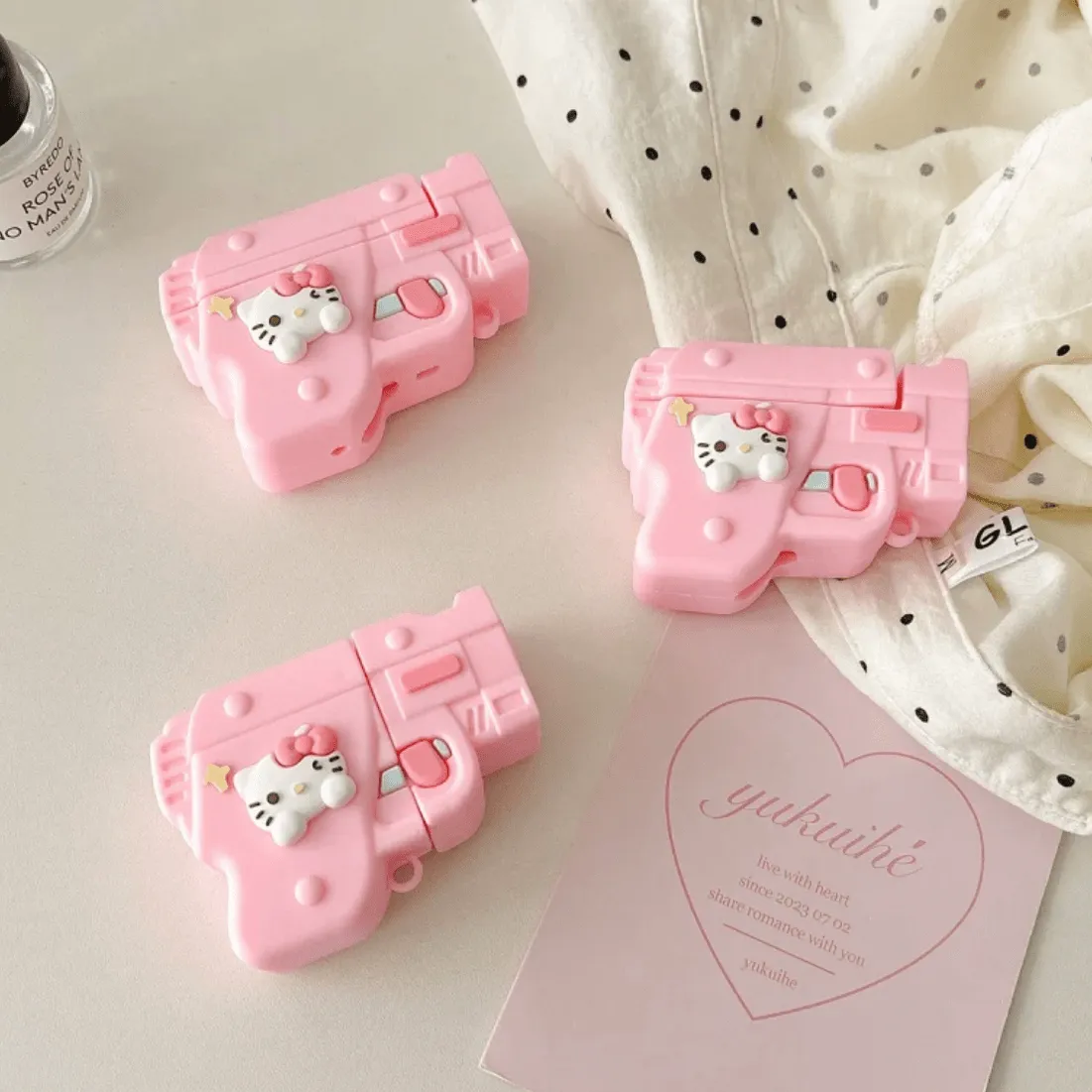 Chic Hello Kitty Pistol Style Earphone AirPods Earphone Case