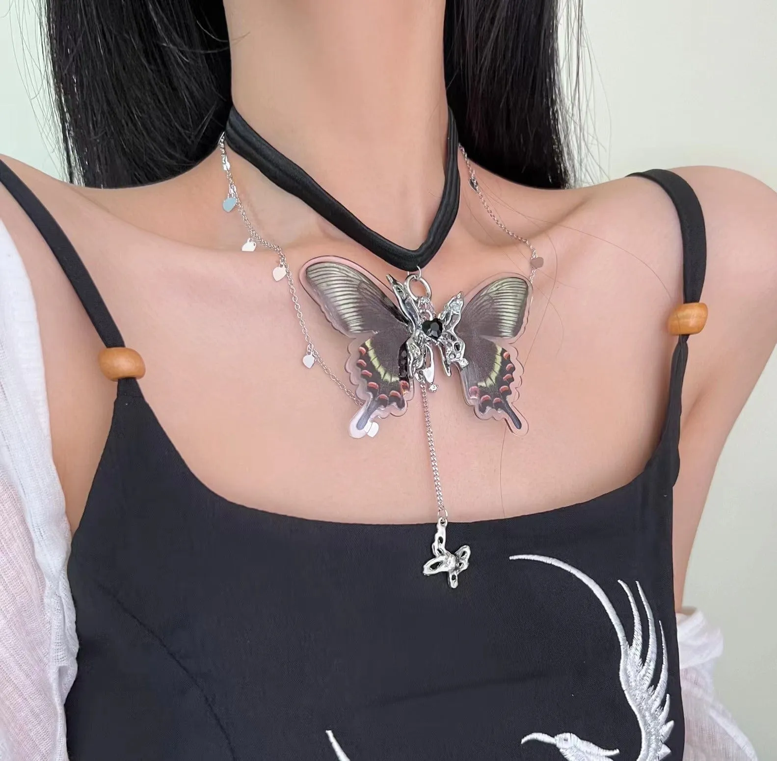 Chic Layered Butterfly Elastic Thigh Leg Chain