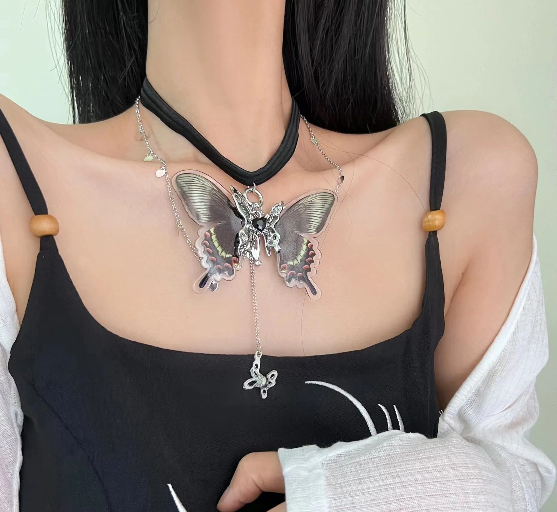 Chic Layered Butterfly Elastic Thigh Leg Chain