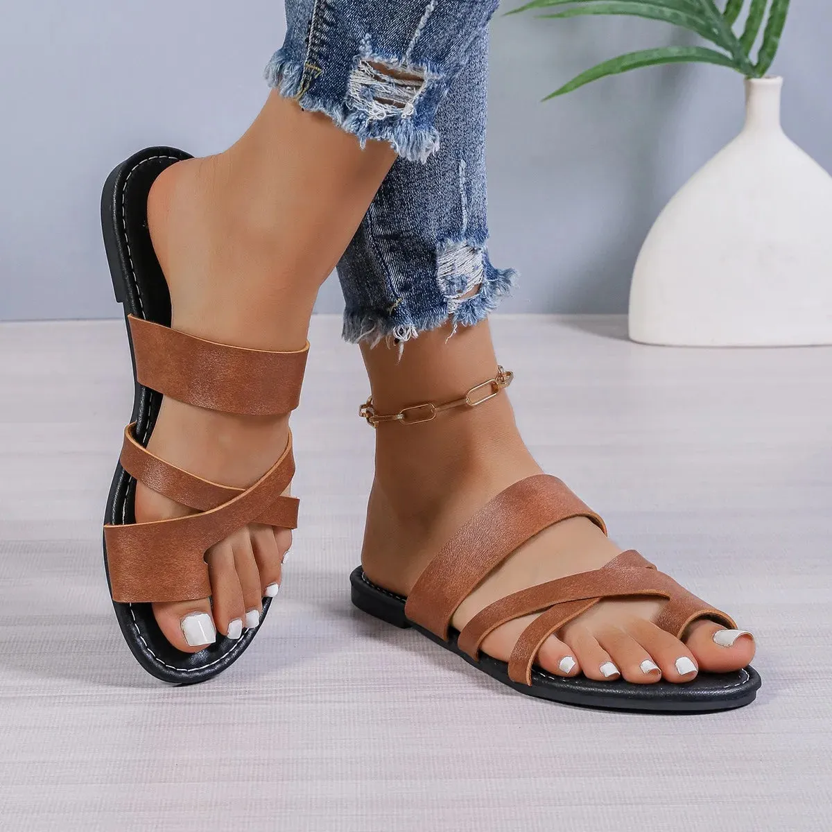Chic Summer Women's Flat Sandals