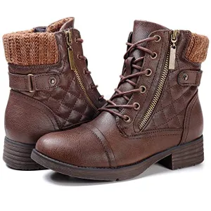 Chunky Low Heel Booties