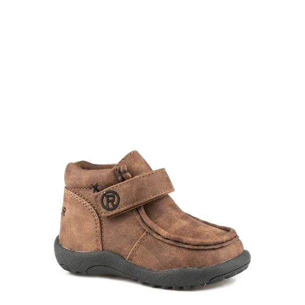 CL9-16-1791-3609-2-Brown Boots Infants "Cowbaby Moc"