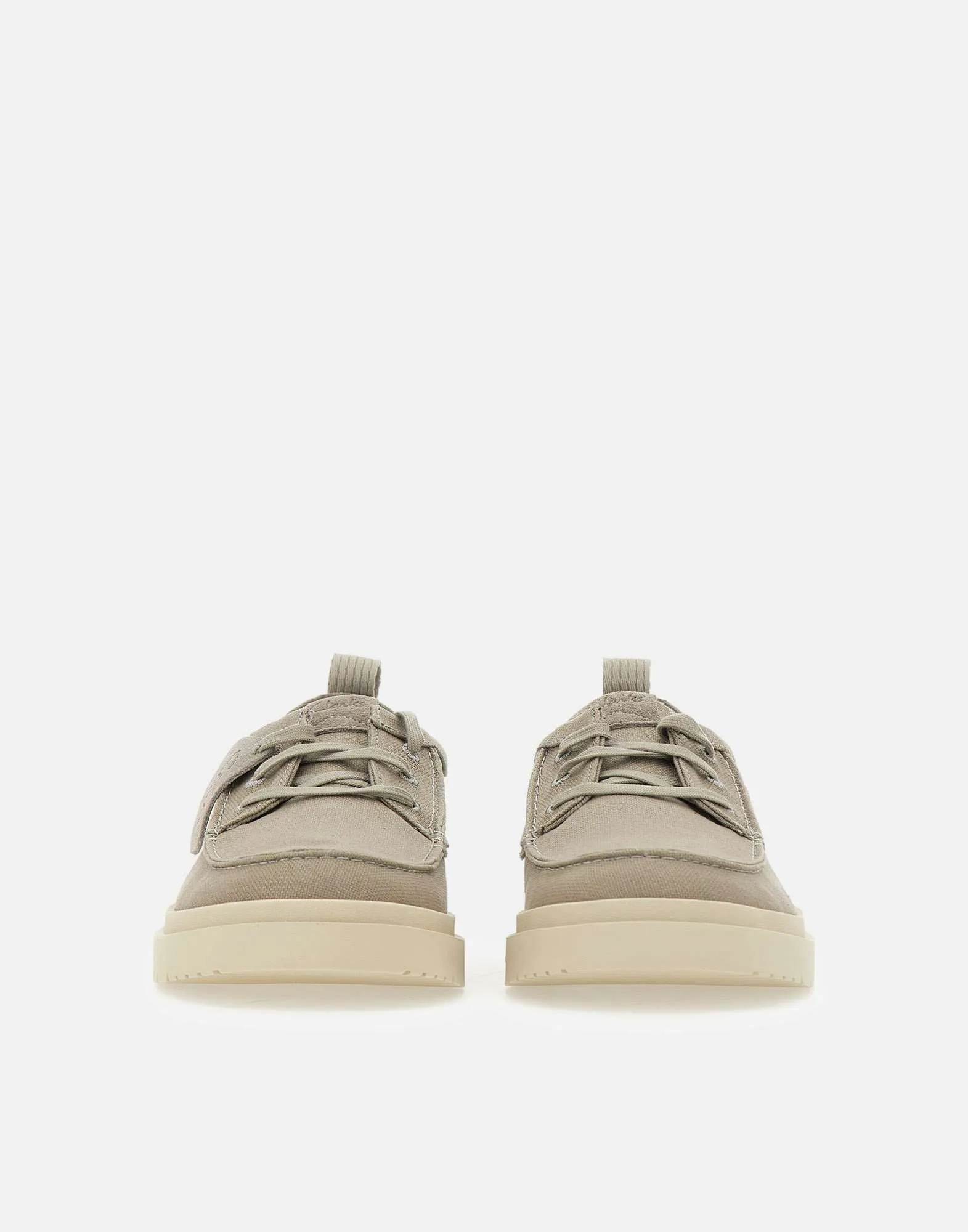 Clarks Polden moc taupe grå snörningskor