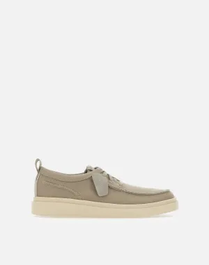 Clarks Polden moc taupe grå snörningskor