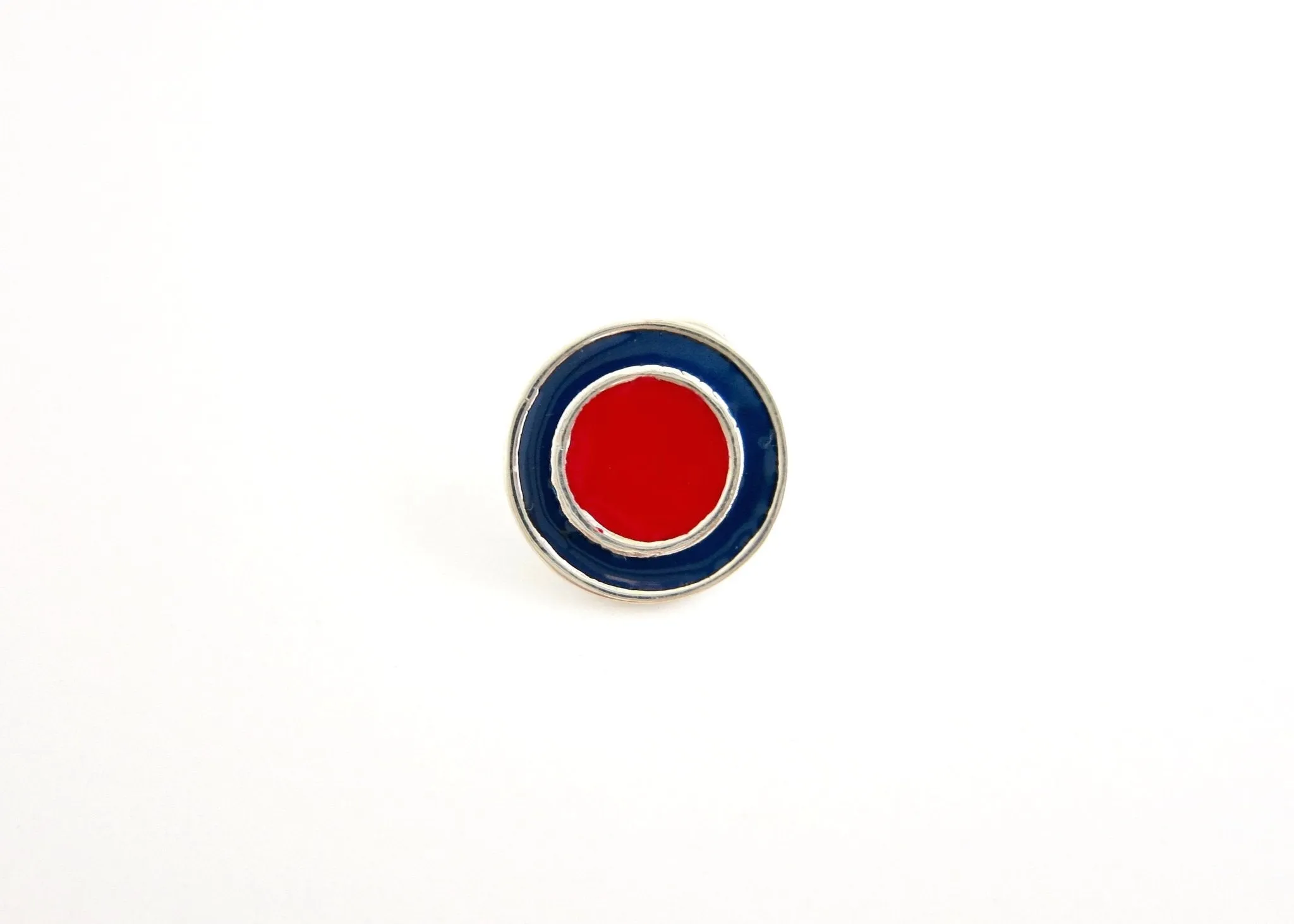 Conversation-starter, statement, enamel nose pin