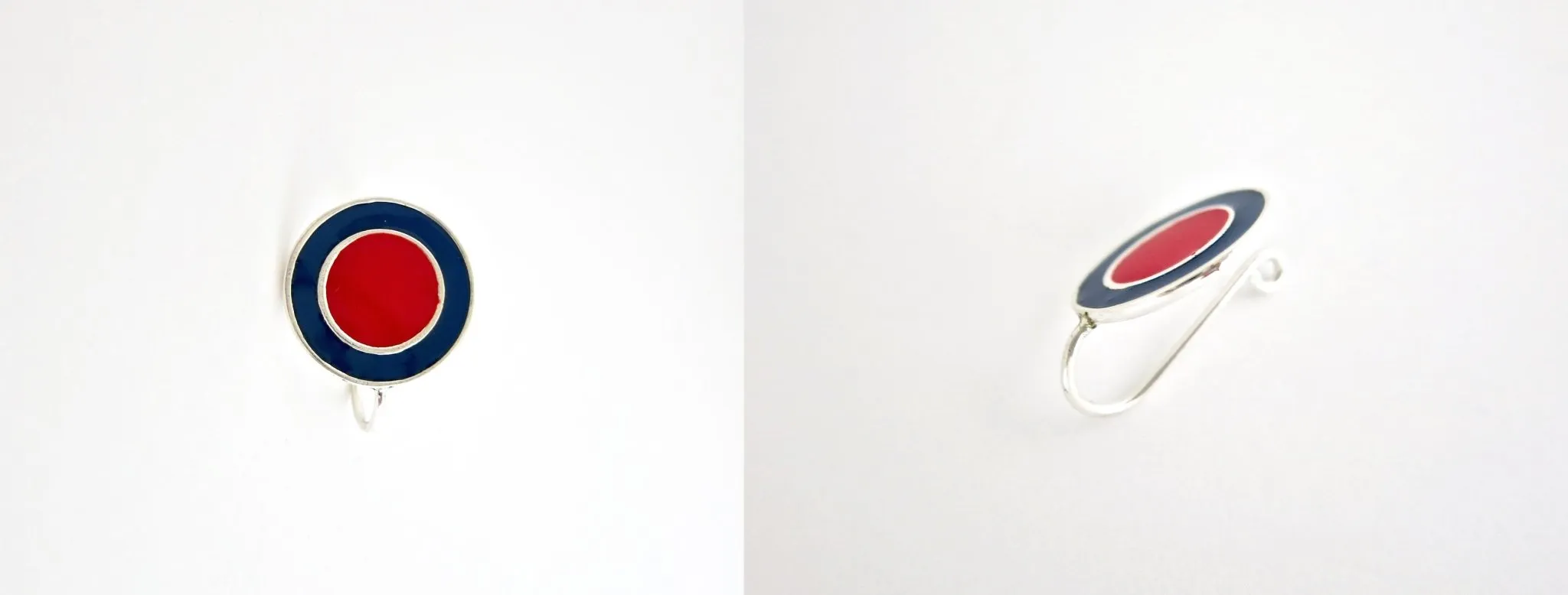 Conversation-starter, statement, enamel nose pin