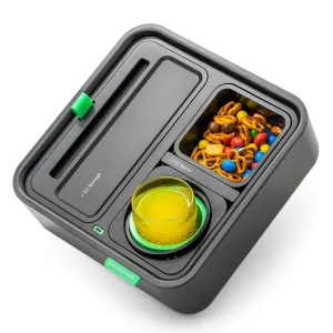 CouchConsole - Cup Holder with Phone Stand Tray (Dark Green)