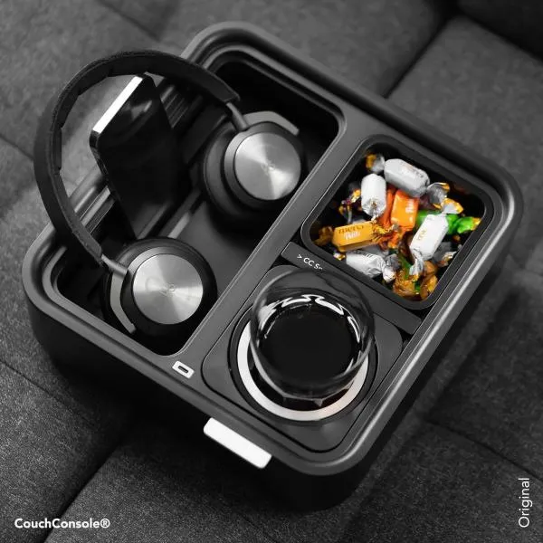 CouchConsole - Cup Holder with Phone Stand Tray - IBF