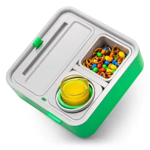 CouchConsole - Cup Holder with Phone Stand Tray (Light Green)