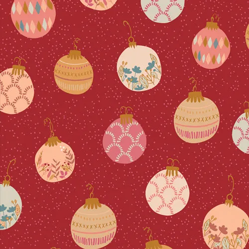 Cozy and Magical Deck the Halls in Wine by Maureen Cracknell
