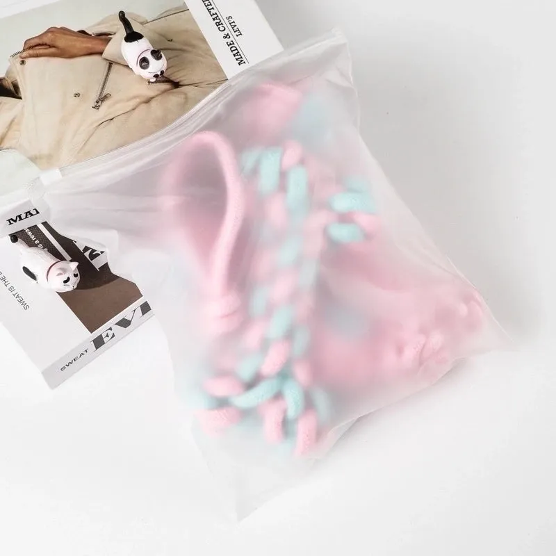 Cute Geometric Molar Long Lasting Tooth Cleaning Woven Ball Dogs Pet Cotton Rope Toy