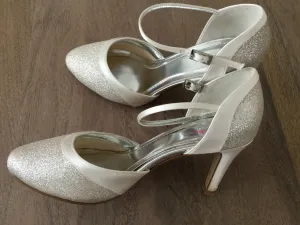 Damen BRAUTSCHUHE Pumps Grösse 38.5