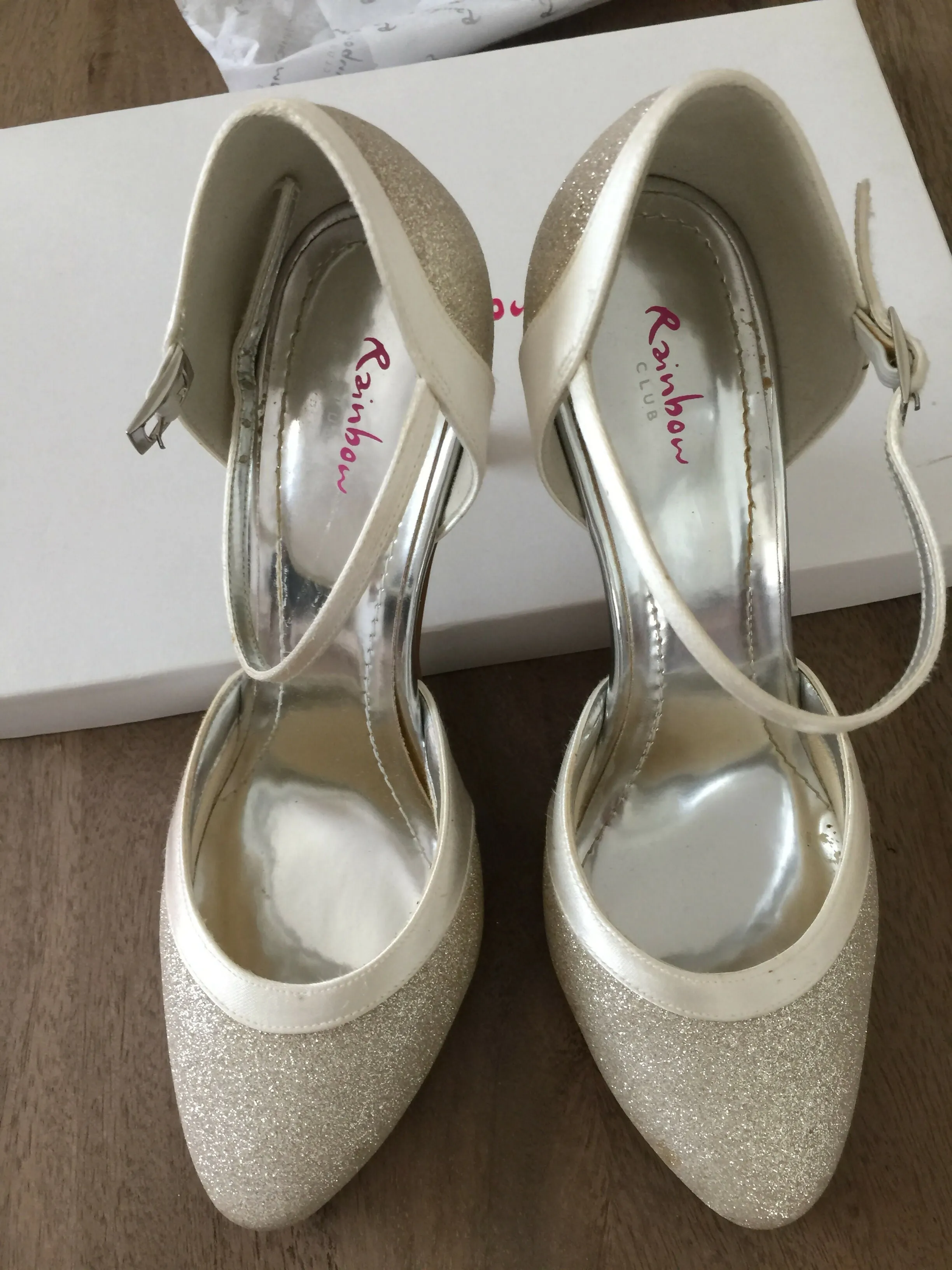 Damen BRAUTSCHUHE Pumps Grösse 38.5