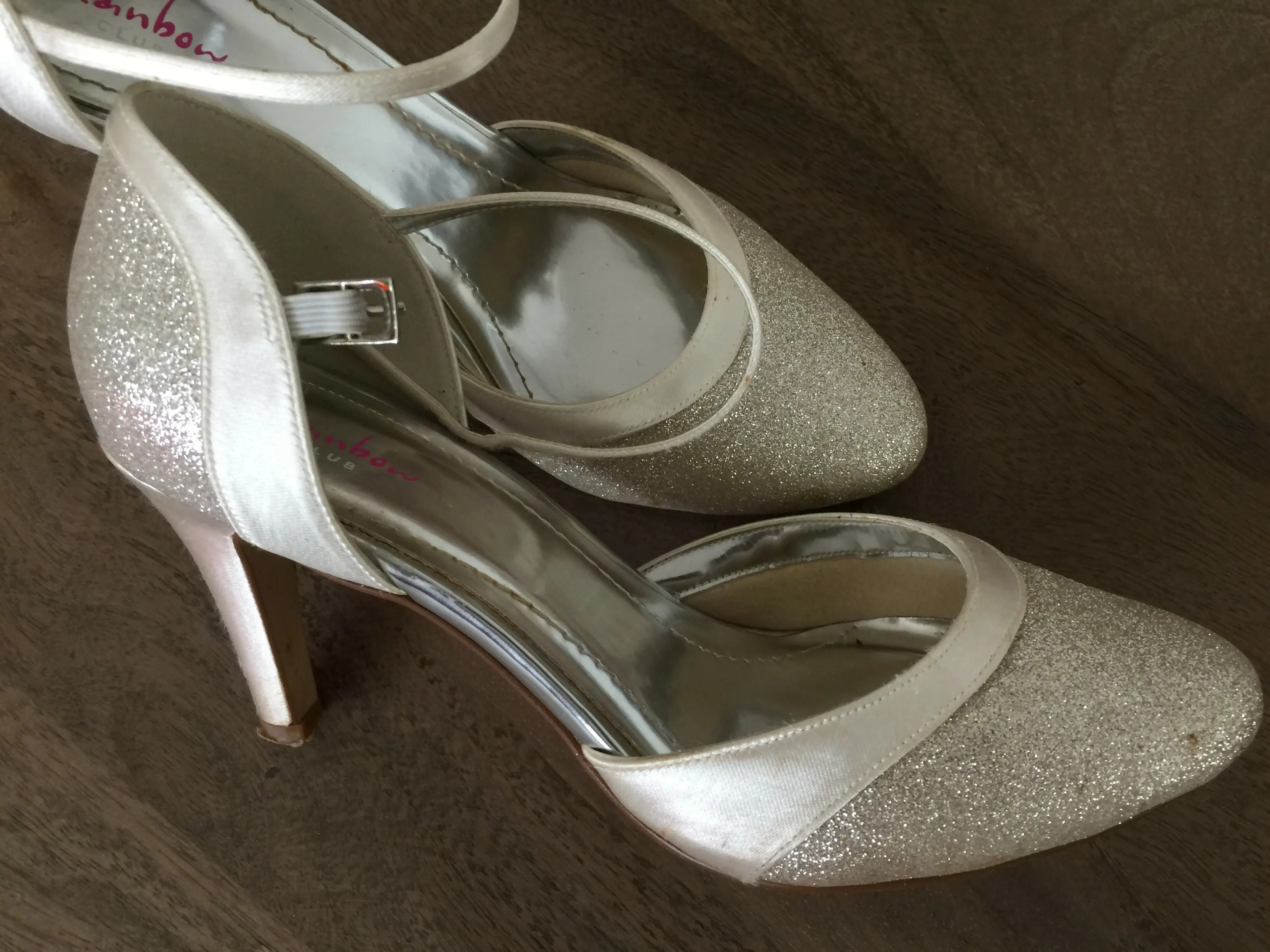 Damen BRAUTSCHUHE Pumps Grösse 38.5
