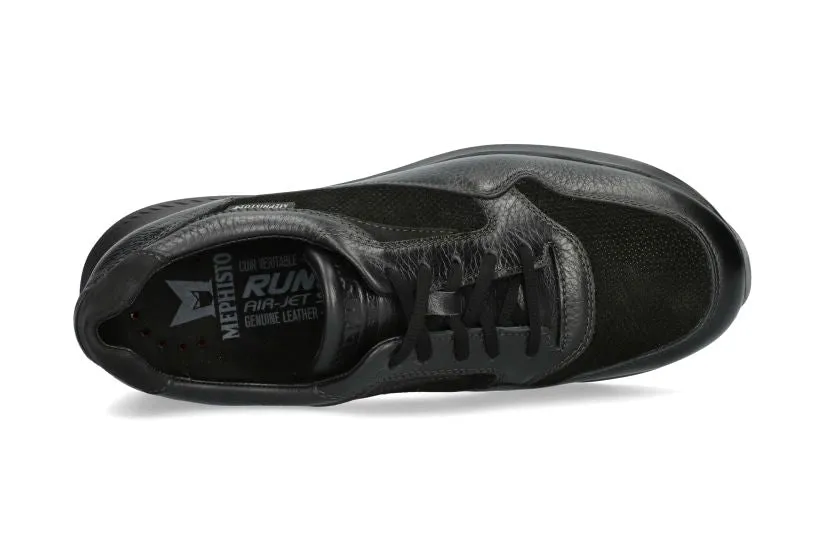 'Davis' men's lace-up sneaker - Black