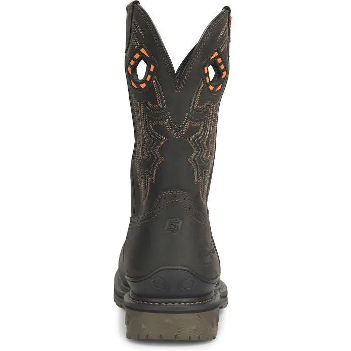 Double H Men's Phantom Rider Bruner 11" Composite Toe Met Guard Western Work Boot -Brown- PH5011