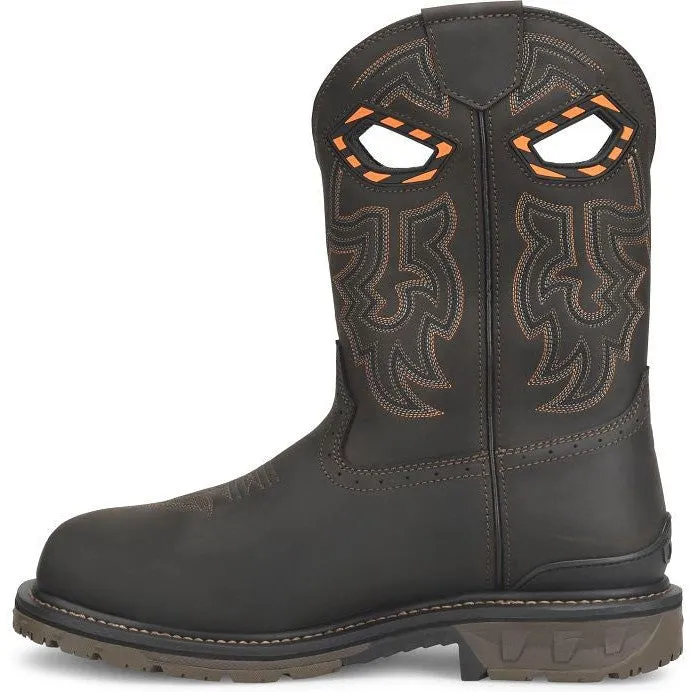 Double H Men's Phantom Rider Bruner 11" Composite Toe Met Guard Western Work Boot -Brown- PH5011
