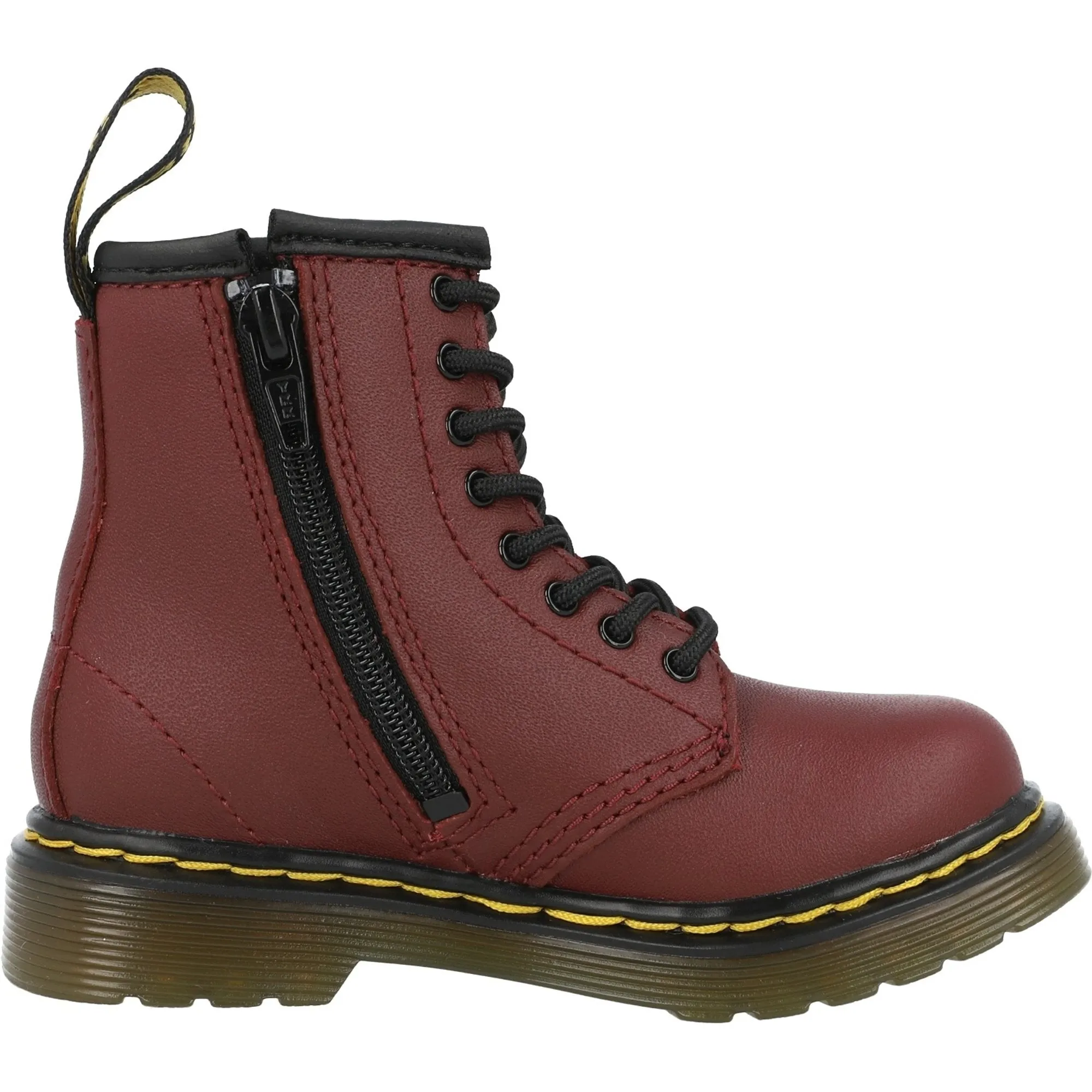 Dr Martens Brooklee Cherry Red Kids Boots